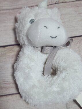 Elegant Baby Plush Baby Rattle - Unicorn - NEW WITH TAG